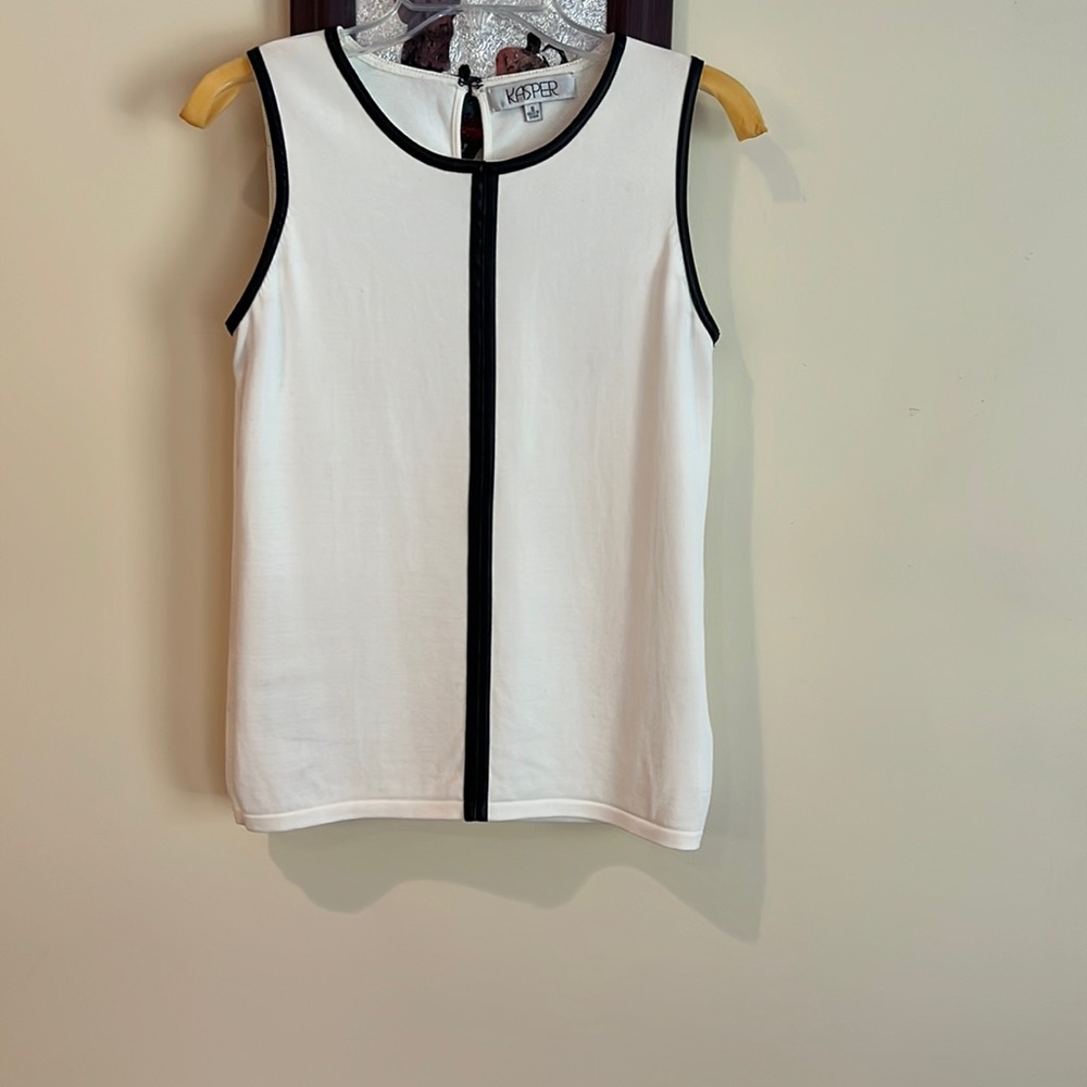 Kasper sleeveless sweater shell